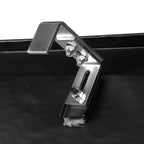 Universal 44" Heavy Duty Black Aluminum Tool Box w/ Side Handles, Lock, & Keys