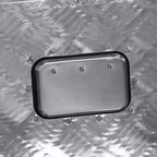 Universal 49" Heavy Duty Silver Aluminum Truck Tool Box w/ Side Handles, Lock, & Keys