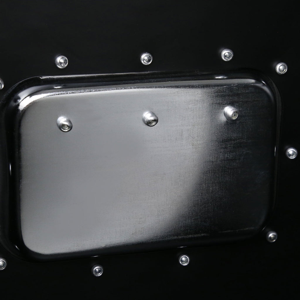 Universal 49" Heavy Duty Black Aluminum Truck Tool Box w/ Side Handles, Lock, & Keys