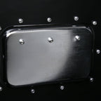 Universal 49" Heavy Duty Black Aluminum Truck Tool Box w/ Side Handles, Lock, & Keys
