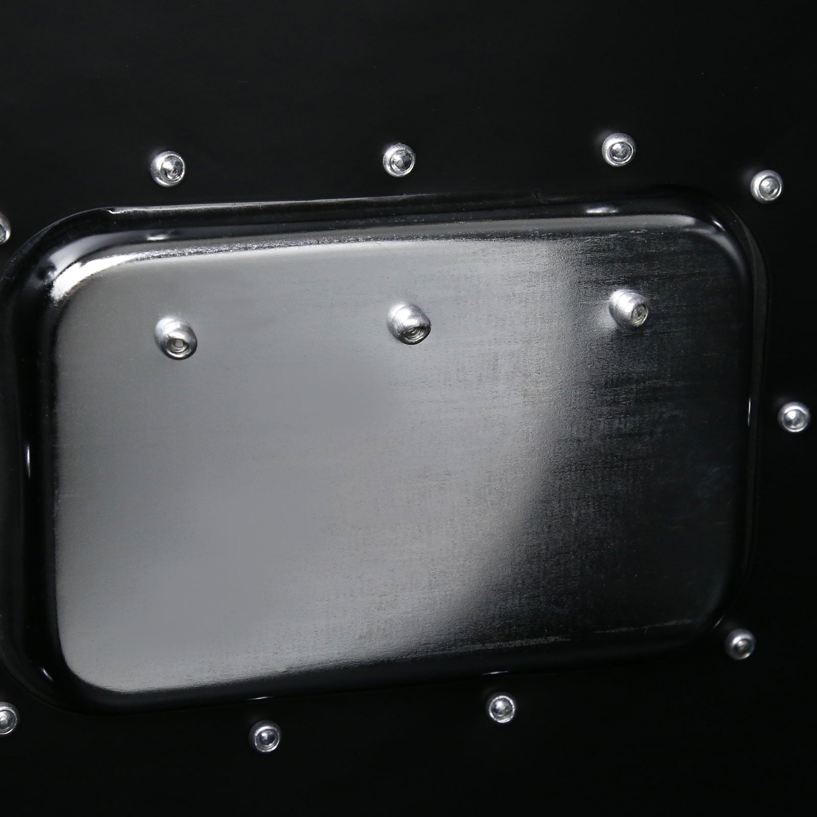 Universal 49" Heavy Duty Black Aluminum Truck Tool Box w/ Side Handles, Lock, & Keys