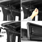 1999-2016 Ford F250 F350 SuperDuty 6'6" Bed Soft Quad-Fold Tonneau Cover