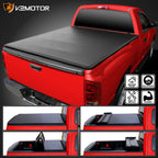 2002-2018 Dodge RAM 1500 2500 3500 / 2019-2021 RAM 1500 Classic 6.4' Bed Soft Quad-Fold Tonneau Cover