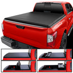 2017-2024 Nissan Titan 5'7" Truck Short Bed Soft Quad-Fold Tonneau Cover