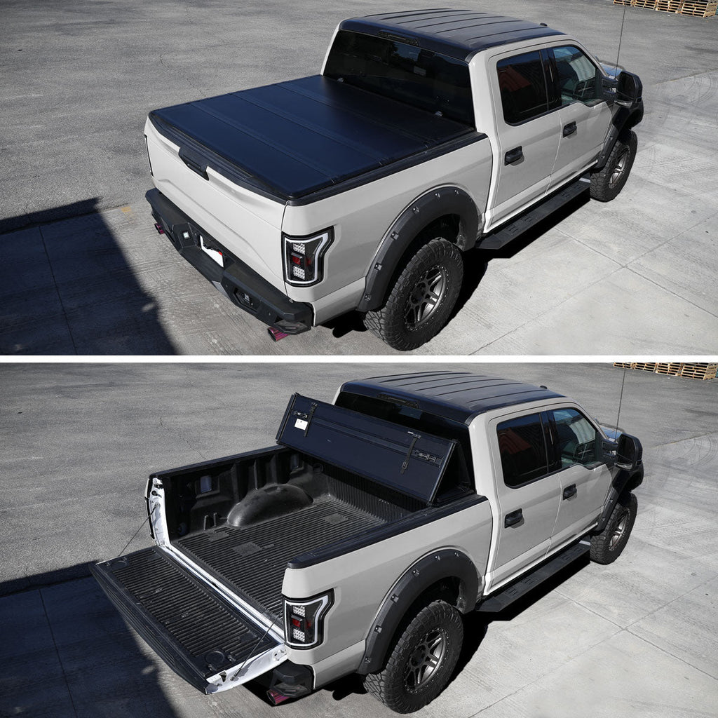 1999-2007 Chevrolet Silverado / GMC Sierra 6'6" Standard Bed Hard Quad-Fold Tonneau Cover