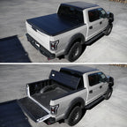 2005-2015 Toyota Tacoma Access/Double/Regular Cab 6' Standard Bed Hard Quad-Fold Tonneau Cover