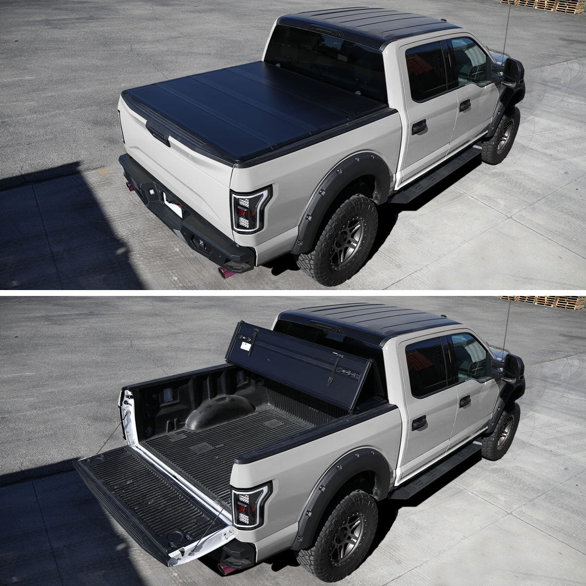 2016-2021 Nissan Titan / Titan XD 5.5' Bed Hard Quad-Fold Tonneau Cover