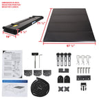 2007-2019 Chevrolet Silverado 1500 / GMC Sierra 1500 Crew Cab 5'8" Short Bed Hard Quad-Fold Tonneau Cover