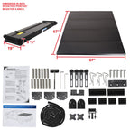 2016-2021 Nissan Titan / Titan XD 5.5' Bed Hard Quad-Fold Tonneau Cover