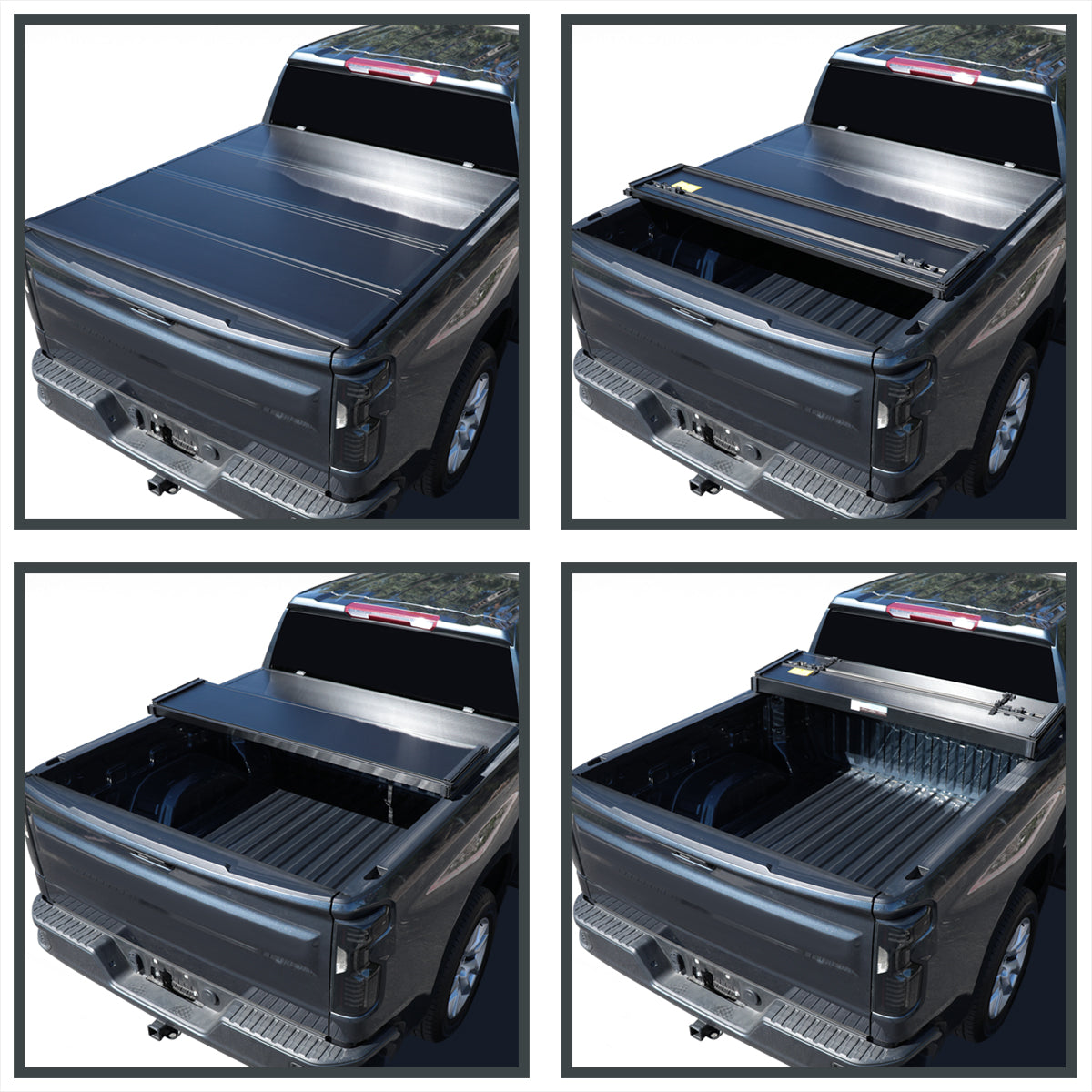 2016-2021 Nissan Titan / Titan XD 5.5' Bed Hard Quad-Fold Tonneau Cover
