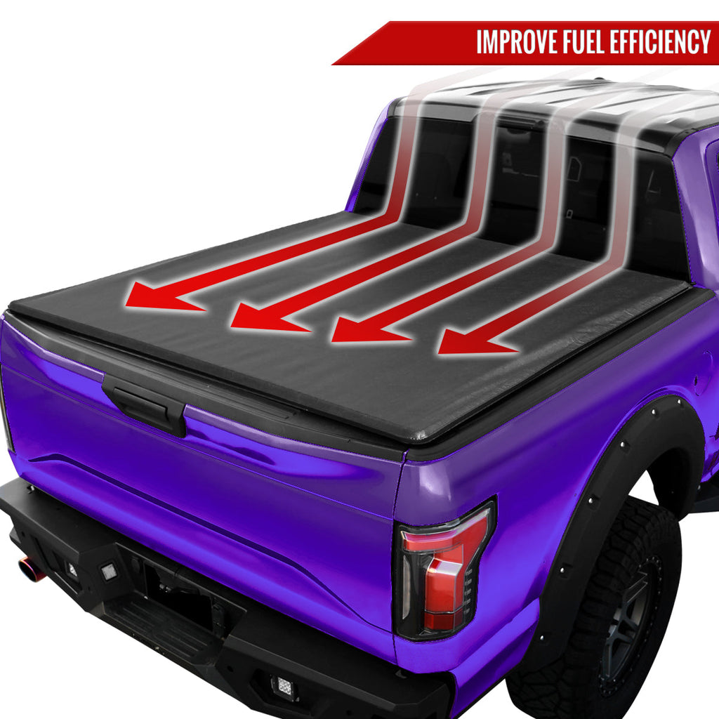 2002-2018 Dodge RAM 76" Short Bed Vinyl Roll Up Tonneau Cover