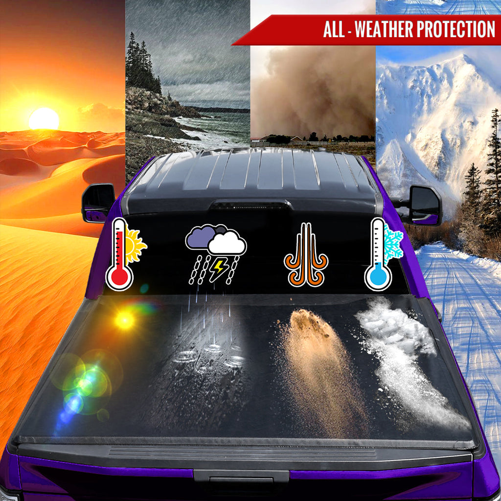 2007-2024 Chevy Silverado Sierra 1500 5.8FT Bed Roll Up Vinyl Tonneau Cover