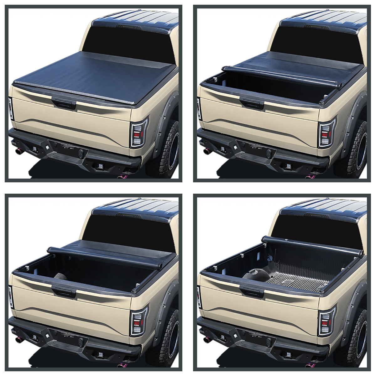 1999-2016 Ford F-250/F-350 Super Duty 6.5FT Bed Roll Up Tonneau Cover