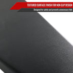 2013-2018 Nissan Frontier Black Textured ABS Tailgate Molding Protector Cap