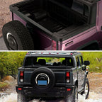 2005-2009 Hummer H2 Sport Utility Truck Black Textured ABS Tailgate Cap Protector Cover