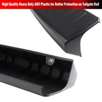 2002-2008 Dodge RAM 1500 / 2003-2009 RAM 2500 3500 Black Textured ABS Tailgate Cap Protector Cover