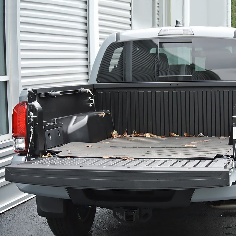 2016-2019 Toyota Tacoma Black Textured ABS Tailgate Cap Protector Cover