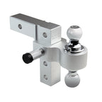 Universal Standard Aluminum 2" Adjustable Receiver Hitch Ball Mount