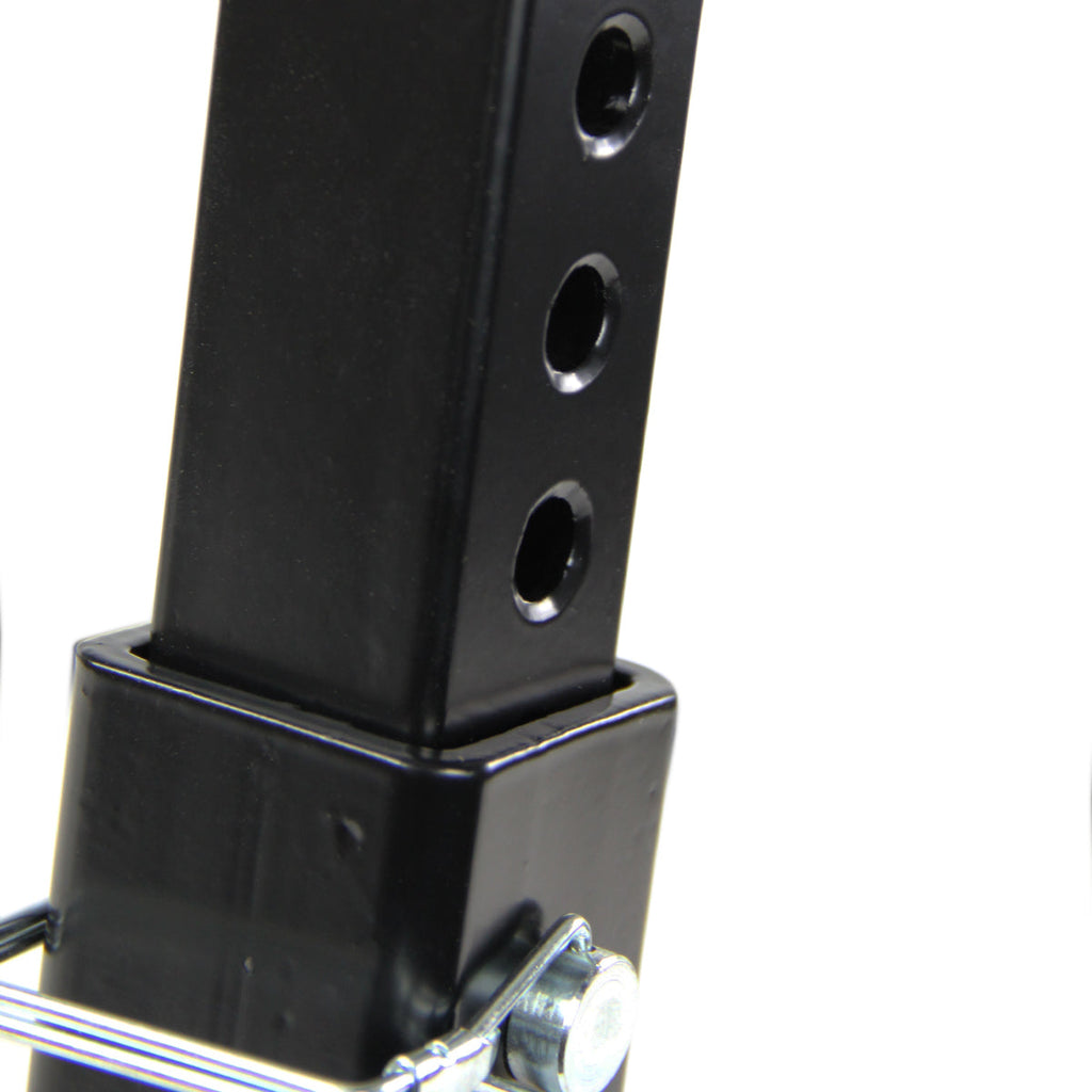 Universal Black Steel Adjustable Truck Bed 2" Hitch Extender