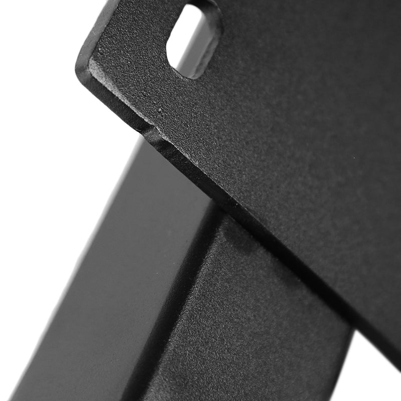 Universal Black Aluminum Hitch Mounted Rear Bumper Step & Protector For 2" Hitch Receiver
