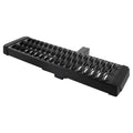Universal Black Aluminum Hitch Mounted Rear Bumper Step & Protector For 2" Hitch Receiver