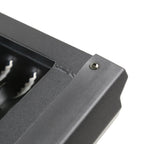 Universal Black Aluminum Hitch Mounted 6" Drop Rear Bumper Step & Protector For 2" Hitch Receiver