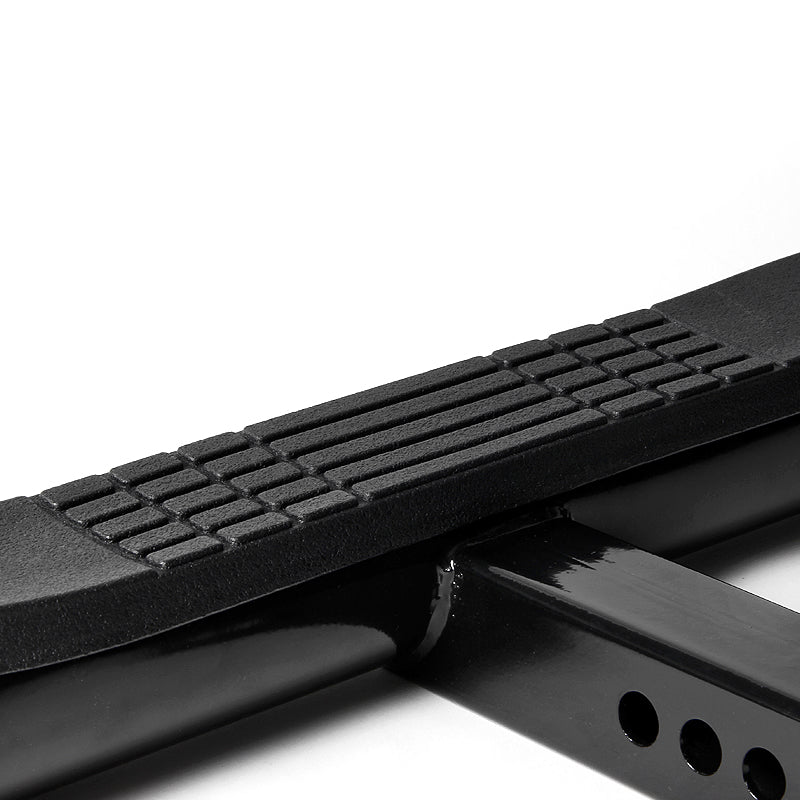 Universal Black Stainless Steel Hitch Mounted Step & Protector For 2" Hitch Receiver