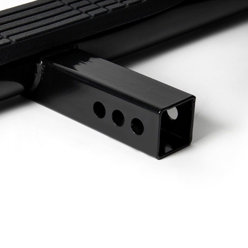Universal Black Stainless Steel Hitch Mounted Step & Protector For 2" Hitch Receiver