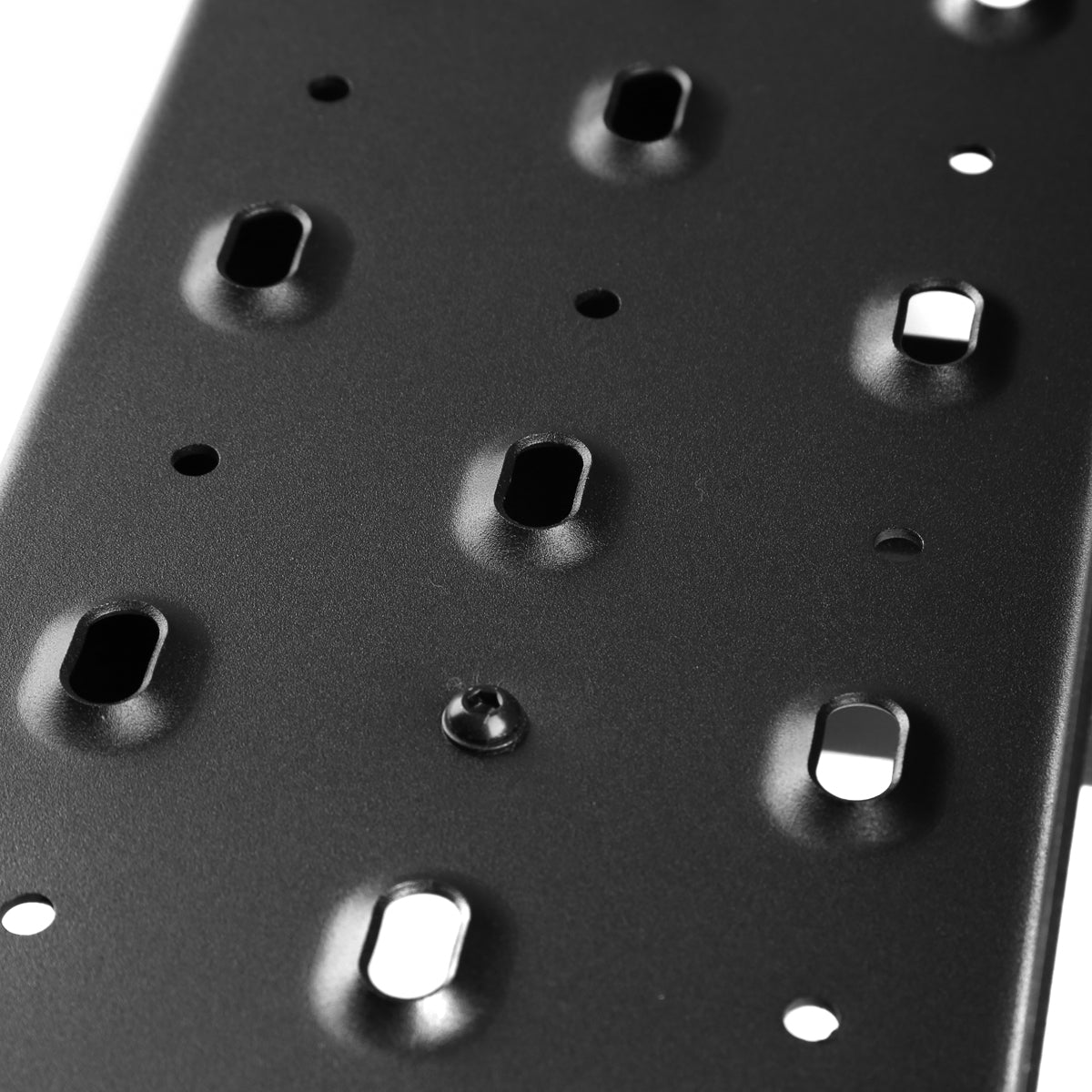 Universal Black Aluminum Hitch Mounted Anti-Slip Step & Protector For 2" Hitch Receiver