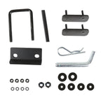 Universal Black Aluminum Hitch Mounted Anti-Slip Step & Protector For 2" Hitch Receiver
