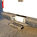 Universal Black Aluminum Hitch Mounted Anti-Slip Step & Protector For 2" Hitch Receiver