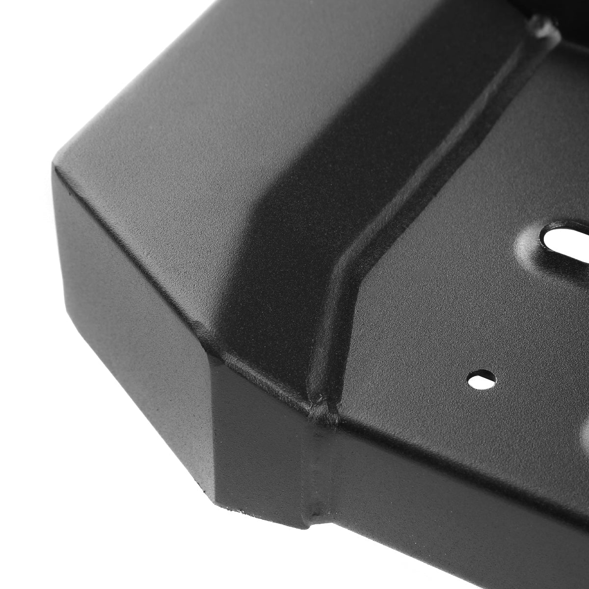 Universal Black Aluminum Hitch Mounted 6" Drop Anti-Slip Step & Protector For 2" Hitch Receiver