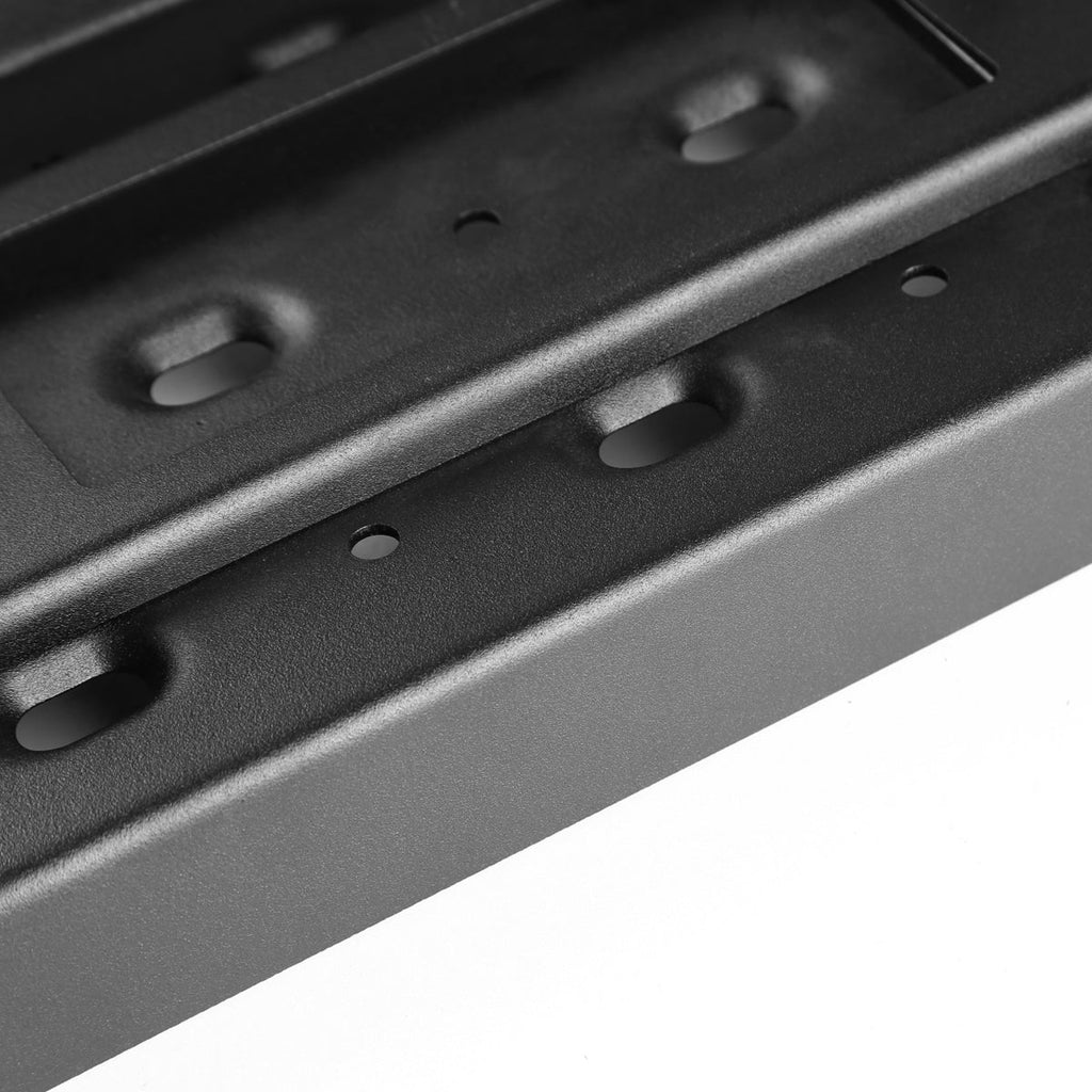 Universal Black Aluminum Hitch Mounted 6" Drop Anti-Slip Step & Protector For 2" Hitch Receiver