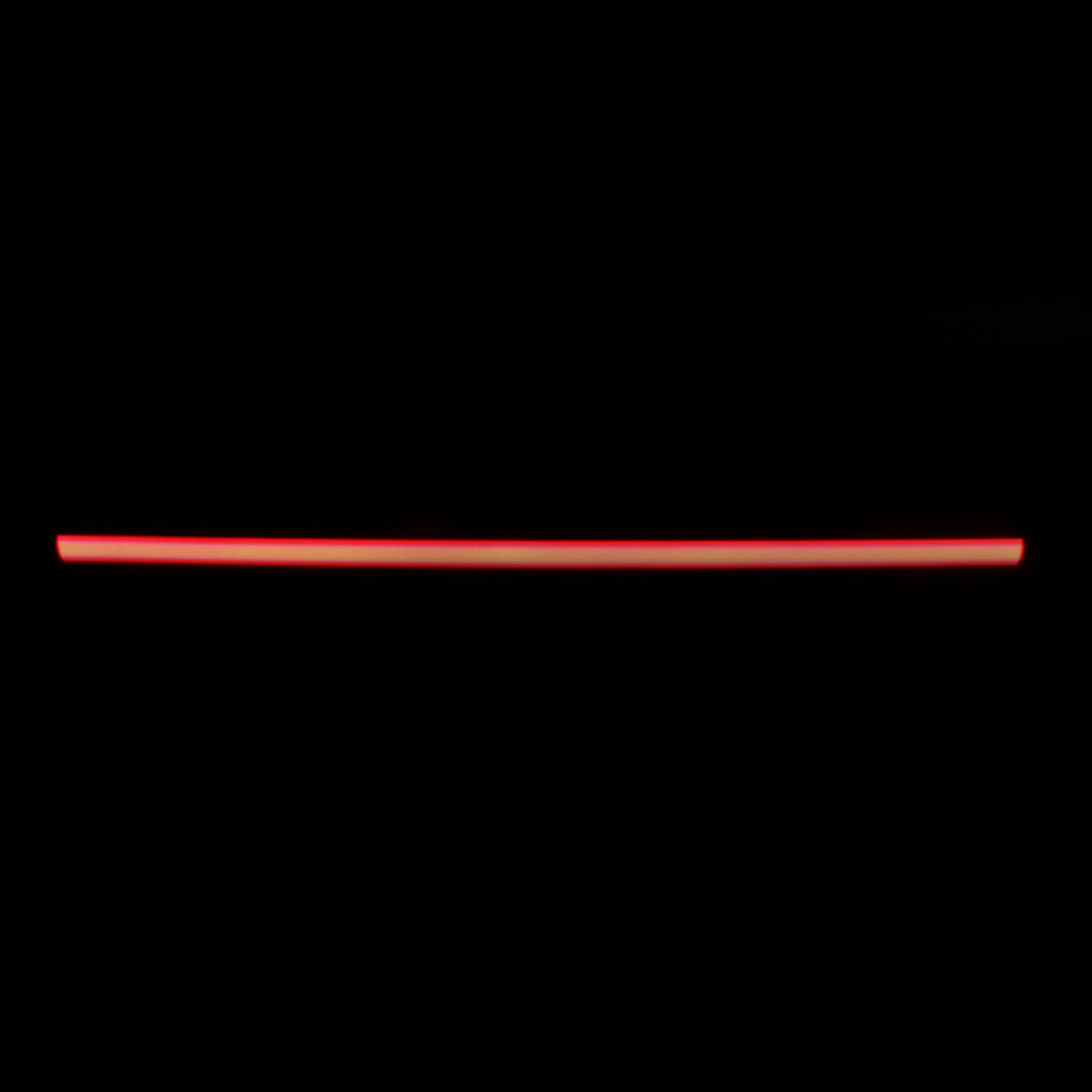 Universal Black Steel Adjustable Rear Step Bar w/ LED Brake Light For 2" Hitch Receiver