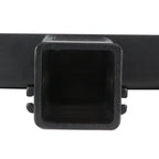 Universal Black Steel Adjustable Rear Step Bar w/ LED Brake Light For 2" Hitch Receiver