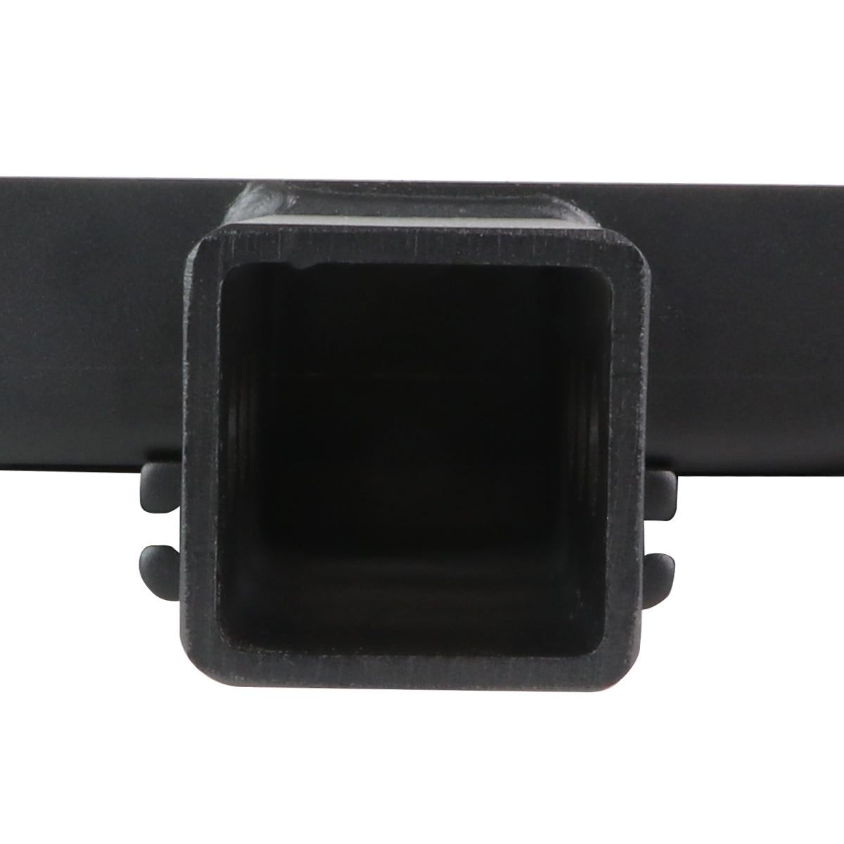 Universal Black Steel Adjustable Rear Step Bar w/ LED Brake Light For 2" Hitch Receiver