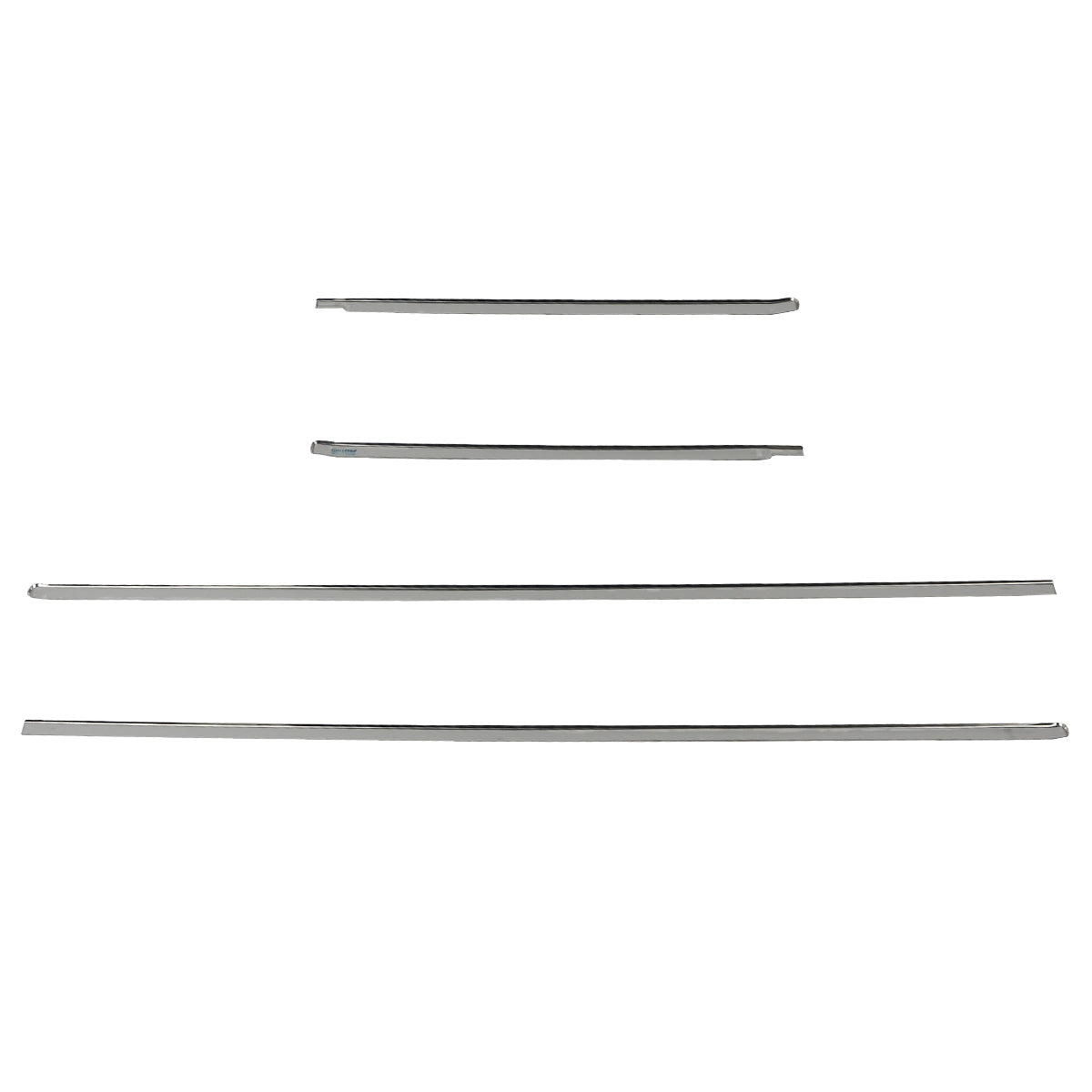 2007-2009 Chevrolet Tahoe Stainless Steel Side Door Trim Set - 4PC