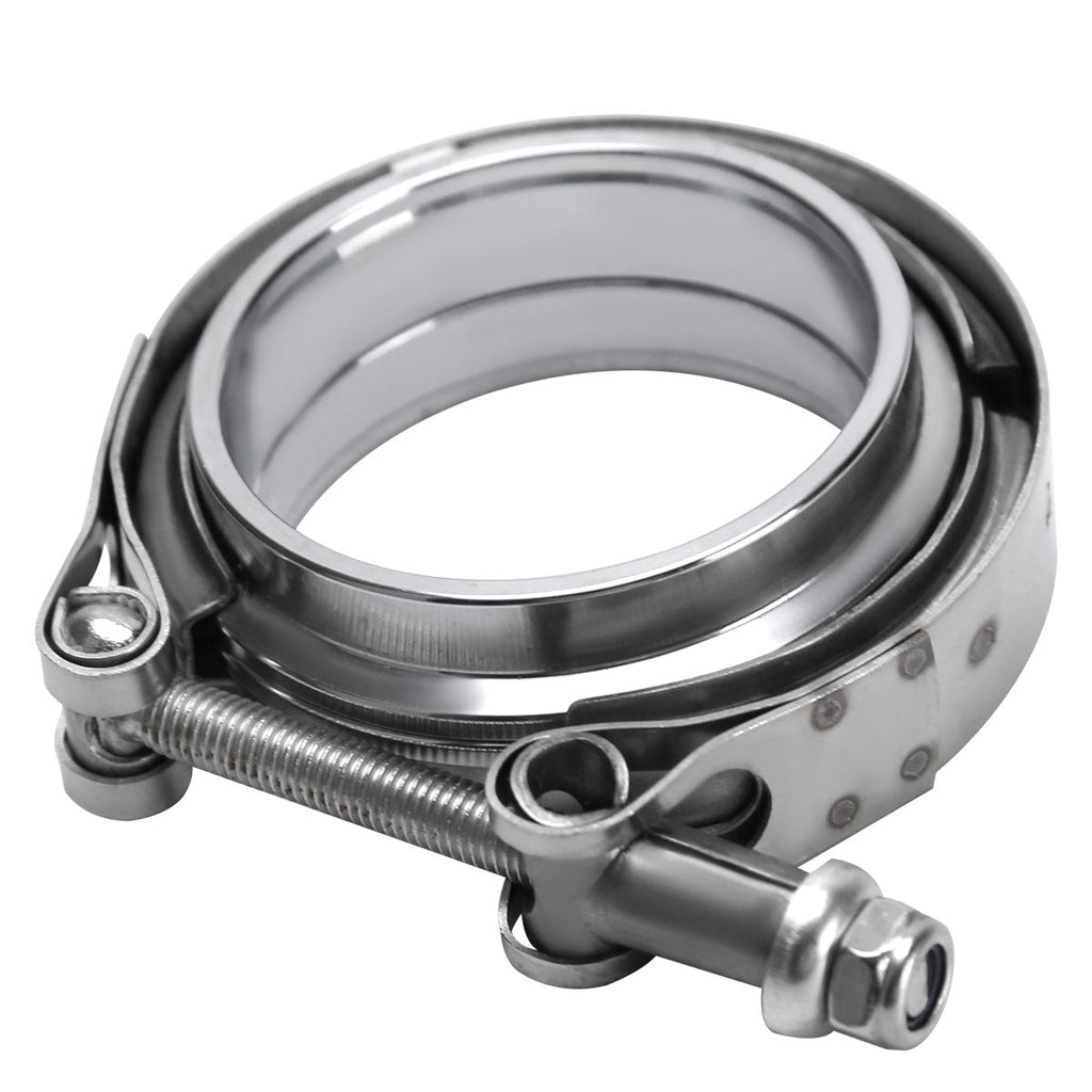 Universal 2.5" Mild Steel V-Band Clamp Assembly