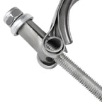 Universal 3.0" Mild Steel V-Band Clamp Assembly