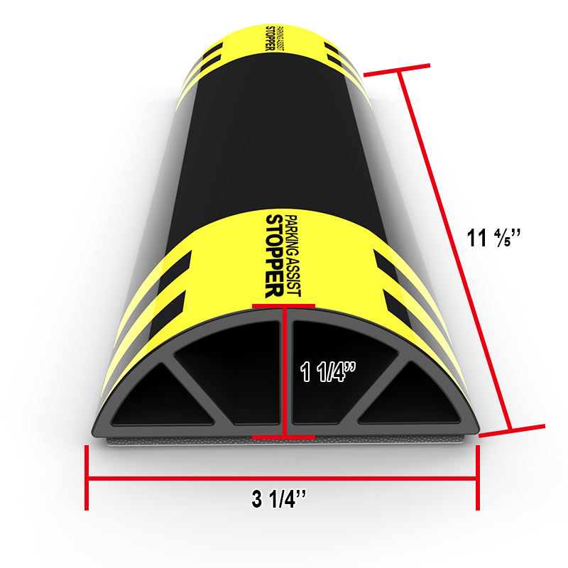 PVC Parking Assist Wheel Stopper